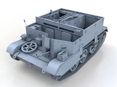 Universal Carrier MK2 - Bren Gun Carrier  3D model