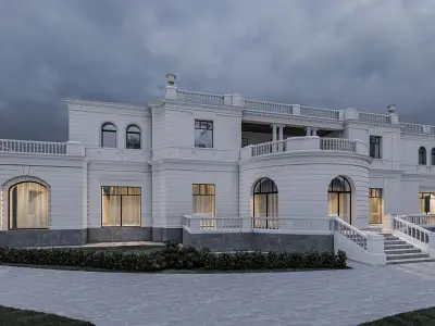 The Tereshchenko estate in Denyshi village 3D model