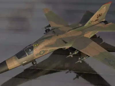 General Dynamics F-111 Aardvark 3D model