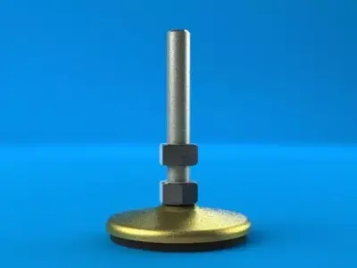 Footpad metal stand Free 3D model