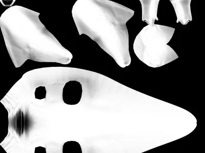 Hadrosaurus Lowpoly dinosaur Low-poly 3D model