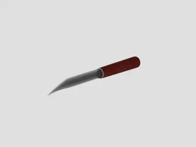 Simple Knife Low-poly 3D model