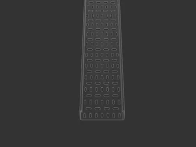 Cable Tray 150mm x 3000mm TYPE1 3D model