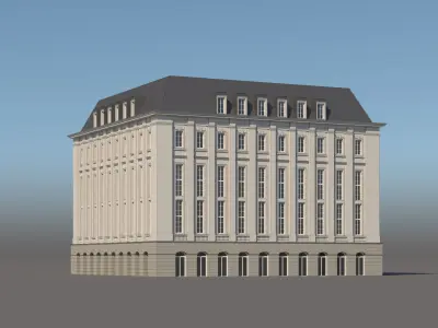 Modern City Building 003 3D model