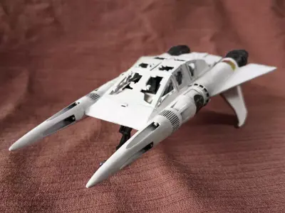 Buck Rogers Quadfighter 3D print model
