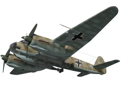 Junkers Ju 88 A-17 3D model