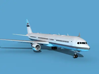 Boeing C-32B Unmarked SOG V00 3D model