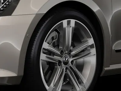 Volkswagen Passat NMS 2016 wheel 3D model