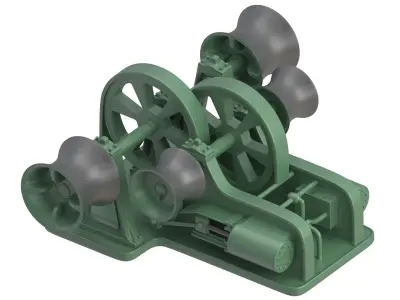 Titanic Steam Winches and Hatch 3D model