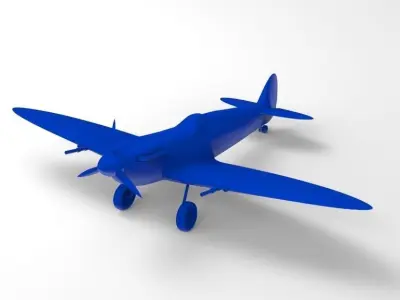 Supermarine Spitfire MkVb 3D Print 3D print model