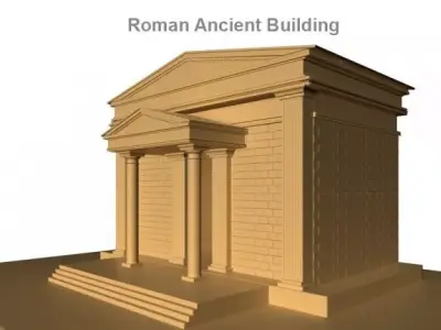 Roman Ancient Building 3D model