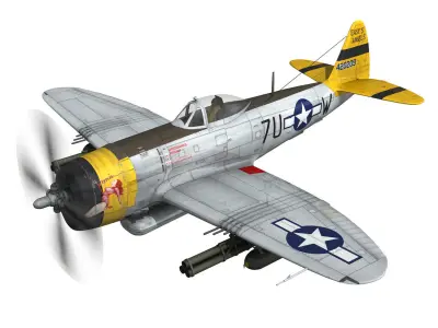 Republic P-47D Thunderbolt - Jeanie 3D model
