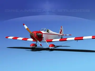 Flybaby biplane 3D model