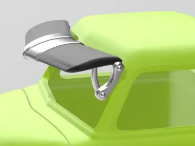 VINTAGE SUNVISOR FOR SCALE AUTOS 3D print model