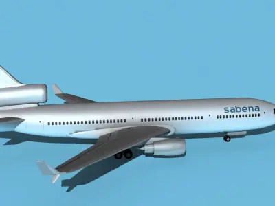 McDonnell Douglas MD-11 Sabena 3D model