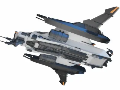 Sci-Fi - Aircraft - Iron 039M 3D model