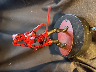 Alien Warrior Woman 3D Printable Sci-Fi Miniature 3D print model