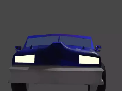 LOW POLY TRUCK MODEL pickup Low-poly 3D model