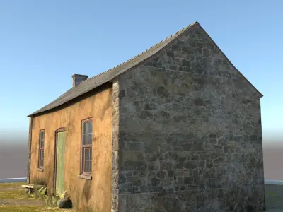 Old House Low-poly 3D model