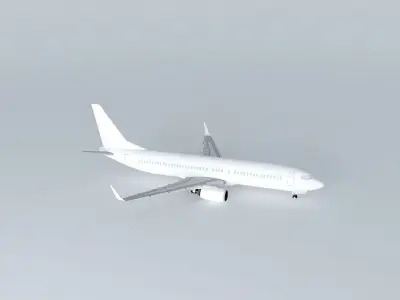 Boeing 737800 Template Free 3D model