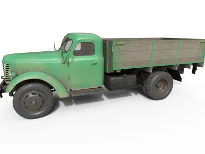 ZiS 150 Low-poly 3D model