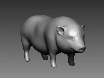 Big Animal Pack for Zbrush 3D model