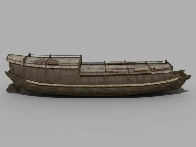 Chinese Old ship 05 3D model