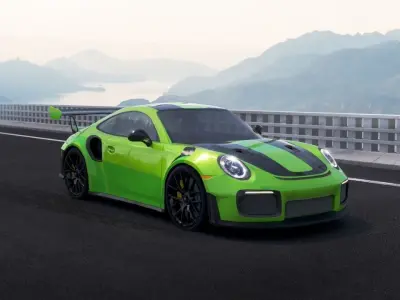 2018 911 GT2 RS Free 3D model
