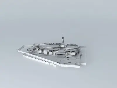 LDS. Temple Columbus, Ohio. Templo Mormon. 60th operating tem... Free 3D model