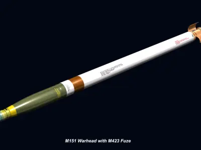 Hydra 70 Rocket v2 3D model