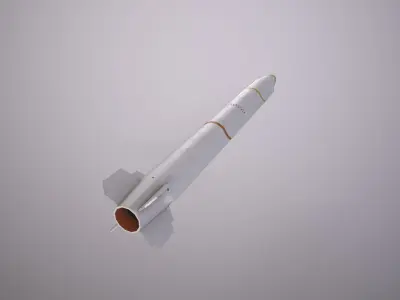 AGM-88G AARGM-ER Anti-radiation Missile Low-poly 3D model