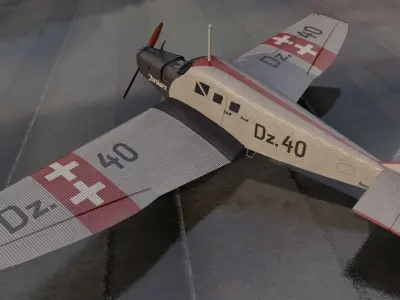 Junkers F-13 3D model