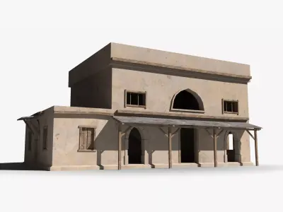 Arab x7 Low-poly 3D model