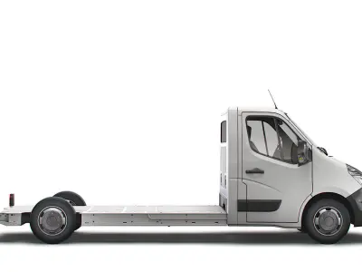 Renault Master FWD LL35 L3H1 Platform Cab 2014 3D model