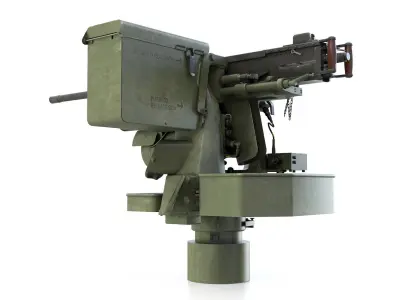 RWS M151 Protector with M2 3D model