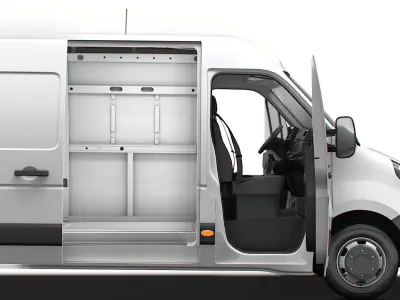 Opel Movano Van L4H3 HQ Interior 2021 3D model