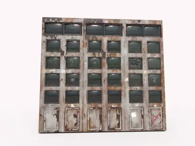 Abandoned Security Monitors 3D model