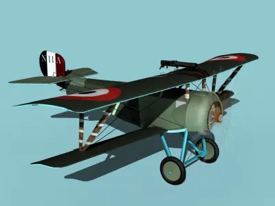 Nieuport 11 VHP V08 3D model