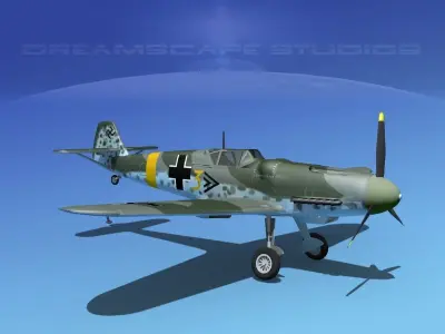 Messerschmitt BF-109 V05 3D model