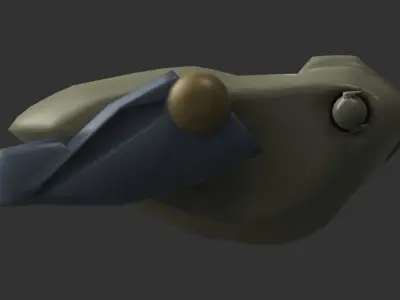 Walrus mobile phone with two antennas 3D print model