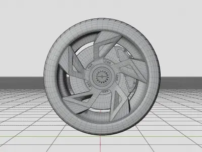 Apex AP 0 2020 Wheel 3D model
