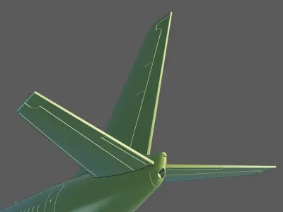 Boeing 737-200 ready to 3D printing 3D print model