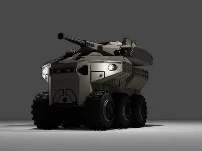 Israels BLR Mk 2 3D print model