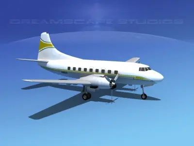 Martin 404 Executive 2 3D model