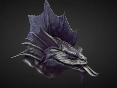 HEAD56 high poly sculpt 3D model