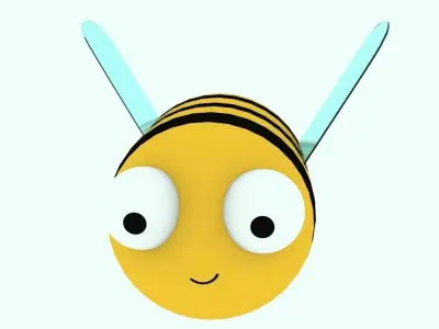 Bee cute Free 3D model