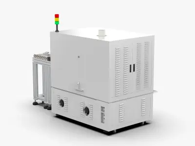 Automatic Micro Motor Shaft Surface Marking Machine 3D model