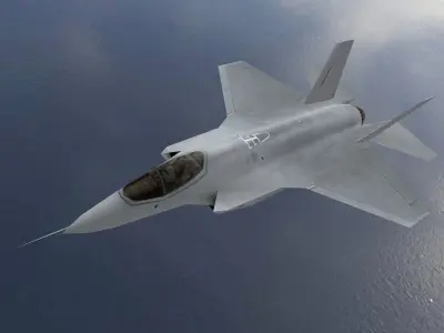 Lockheed Martin F35 Lightning Low-poly 3D model