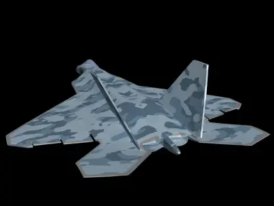 F-22 Raptor Fighter-jet 3D model