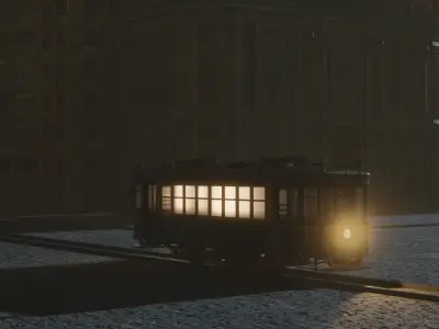 THE TRAIN - MANAUS BELLA EPOQUE Free low-poly 3D model